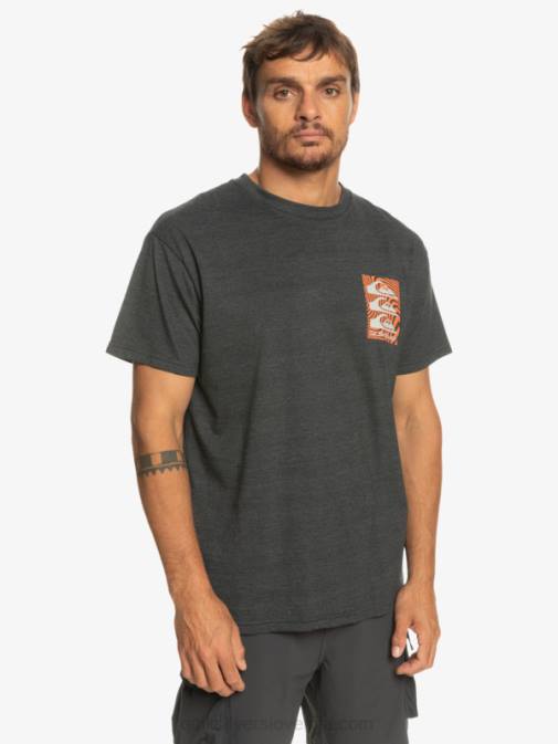 Quiksilver PJ4H1014 moški fantom majica z deformiranimi vzorci