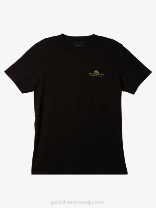 Quiksilver PJ4H1024 moški Črna majica z morsko palmo