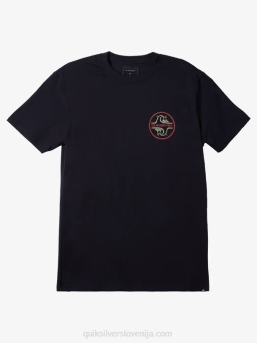 Quiksilver PJ4H1025 moški mornarsko modri blazer core bubble majica s kratkimi rokavi