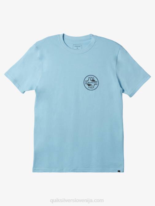 Quiksilver PJ4H1026 moški modro nebo core bubble majica s kratkimi rokavi