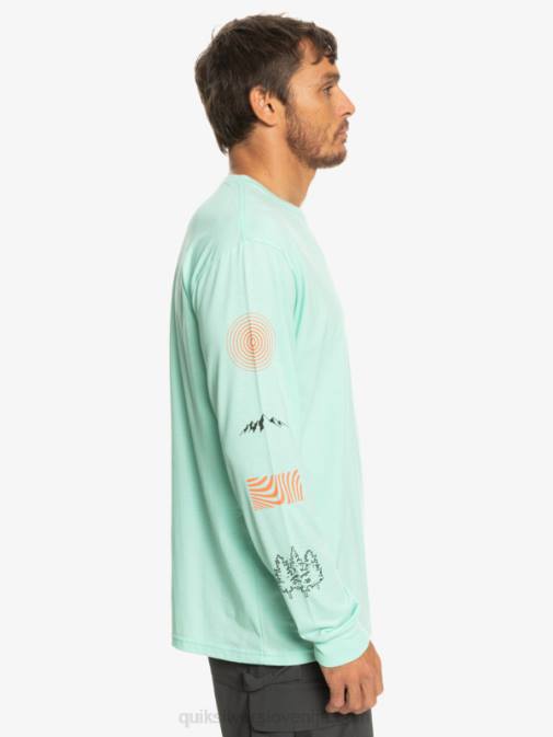 Quiksilver PJ4H1037 moški kozarec za plažo majica z dolgimi rokavi fragment of nature