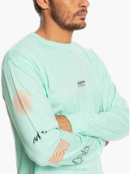 Quiksilver PJ4H1037 moški kozarec za plažo majica z dolgimi rokavi fragment of nature