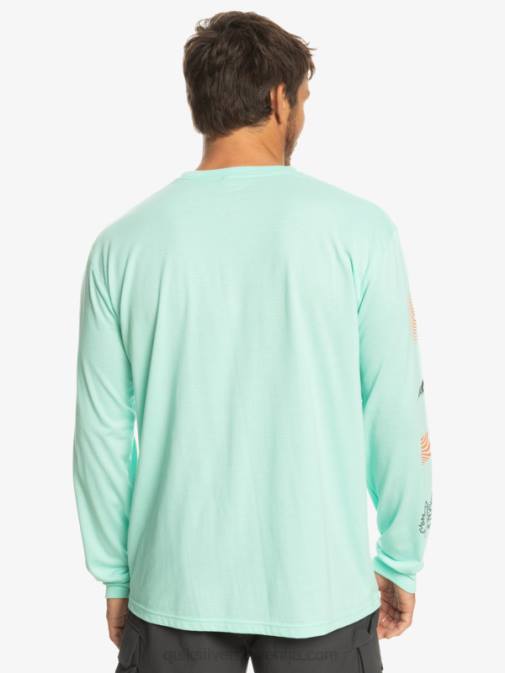 Quiksilver PJ4H1037 moški kozarec za plažo majica z dolgimi rokavi fragment of nature
