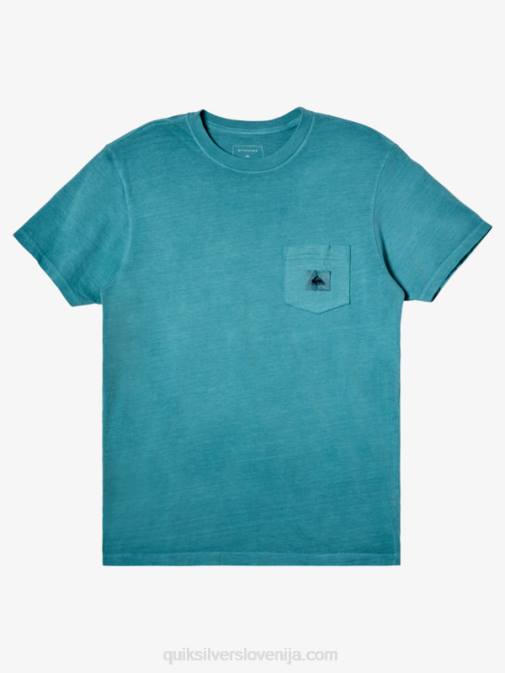 Quiksilver PJ4H1042 moški brittany modra podmisija majica s kratkimi rokavi