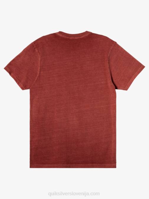 Quiksilver PJ4H1043 moški marsala podmisija majica s kratkimi rokavi