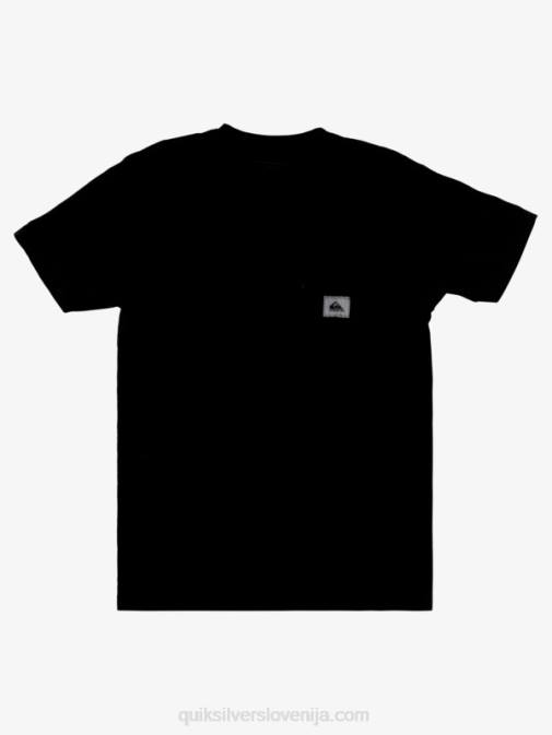Quiksilver PJ4H1044 moški Črna podmisija majica s kratkimi rokavi