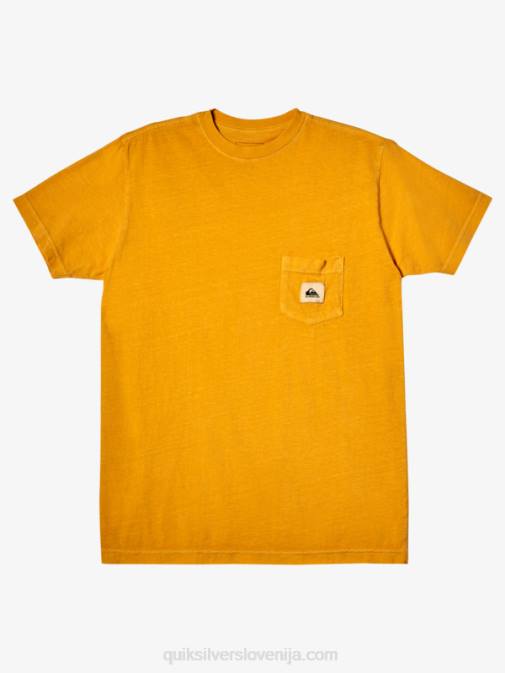 Quiksilver PJ4H1045 moški svetlo zlato podmisija majica s kratkimi rokavi