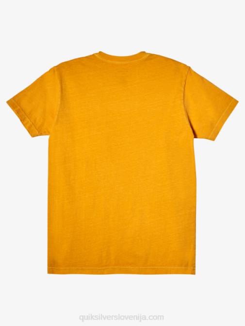 Quiksilver PJ4H1045 moški svetlo zlato podmisija majica s kratkimi rokavi
