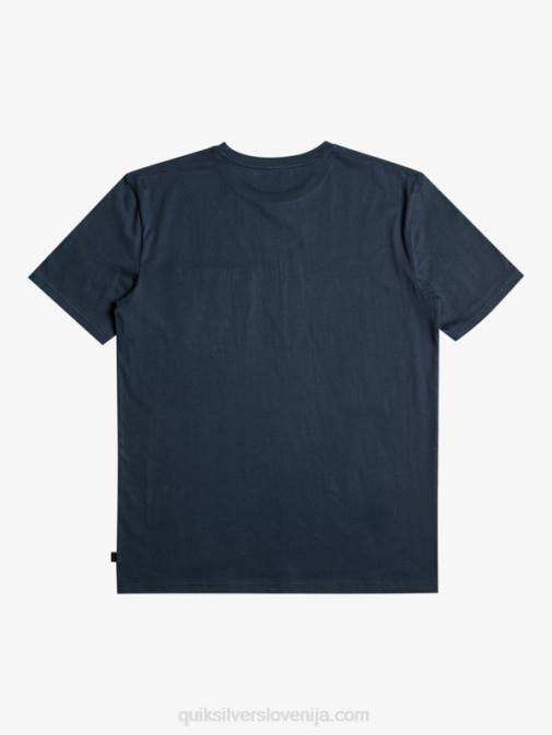 Quiksilver PJ4H1064 moški mornarsko modri blazer žepna majica s črtami surfadelica