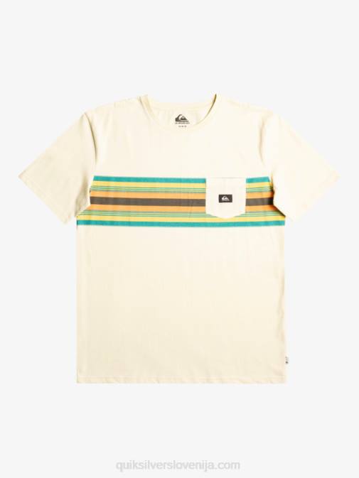 Quiksilver PJ4H1065 moški breza žepna majica s črtami surfadelica