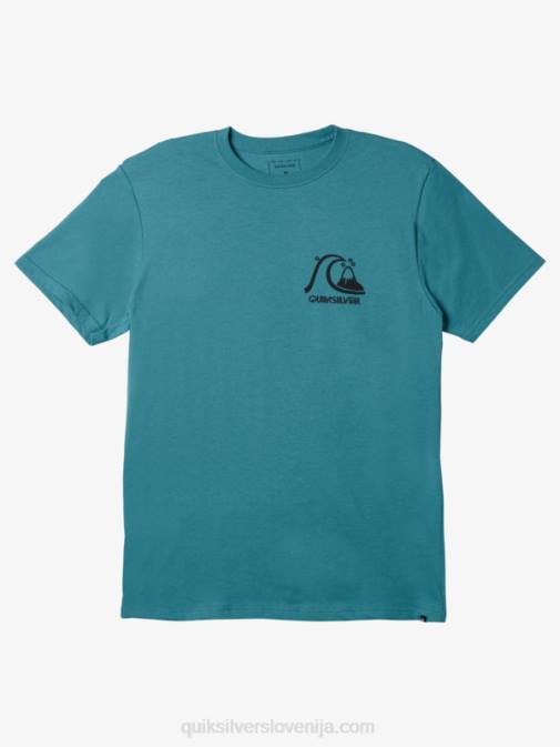 Quiksilver PJ4H1068 moški brittany modra originalna majica