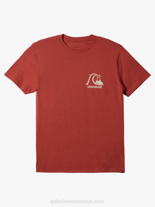Quiksilver PJ4H1069 moški marsala originalna majica