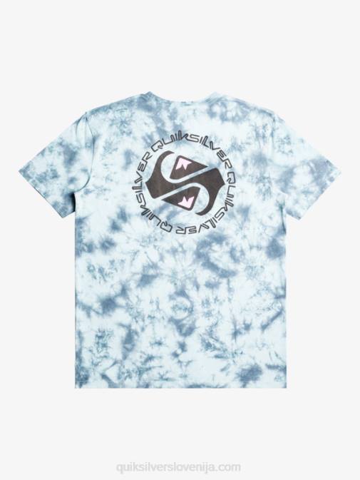 Quiksilver PJ4H1070 moški nebeško modra majica omni circle