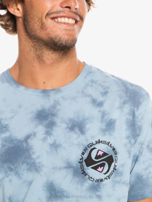 Quiksilver PJ4H1070 moški nebeško modra majica omni circle