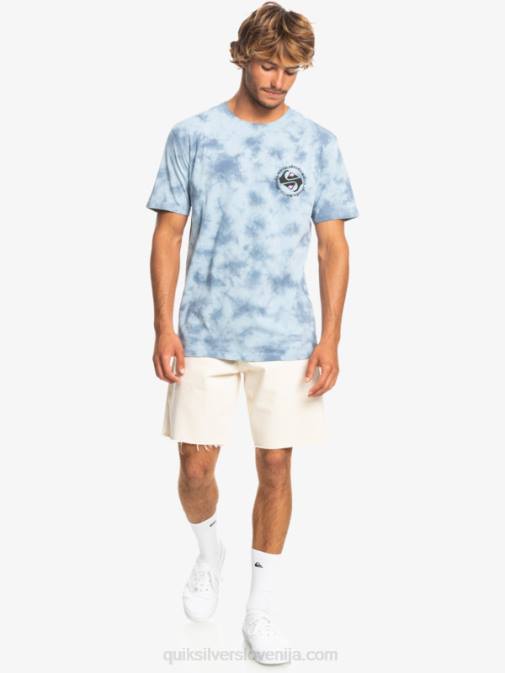 Quiksilver PJ4H1070 moški nebeško modra majica omni circle