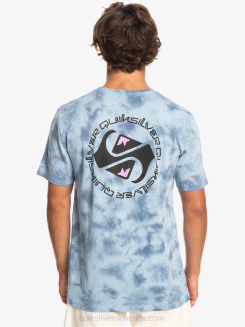 Quiksilver PJ4H1070 moški nebeško modra majica omni circle