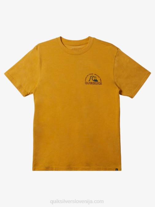 Quiksilver PJ4H1073 moški svetlo zlato vresje nova majica take mod