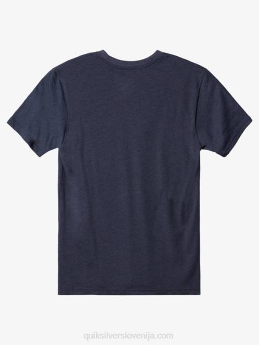 Quiksilver PJ4H1101 moški mornarsko modri blazer heather karo majica omni