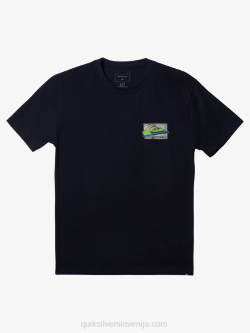 Quiksilver PJ4H1109 moški mornarsko modri blazer retro fade majica s kratkimi rokavi