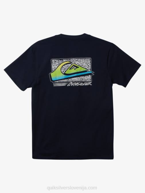 Quiksilver PJ4H1109 moški mornarsko modri blazer retro fade majica s kratkimi rokavi