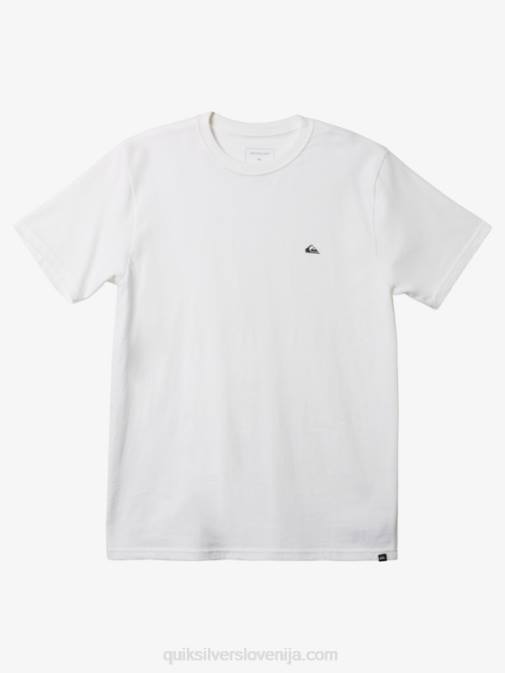 Quiksilver PJ4H110 moški bela mw mini majica z logotipom
