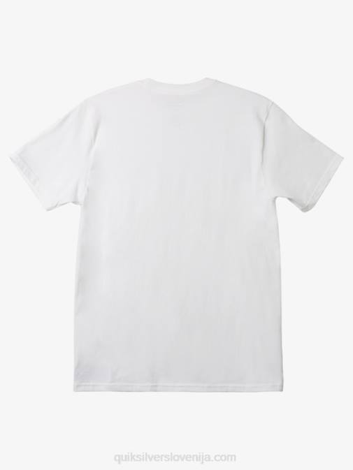 Quiksilver PJ4H110 moški bela mw mini majica z logotipom