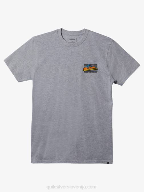 Quiksilver PJ4H1111 moški atletsko resje retro fade majica s kratkimi rokavi