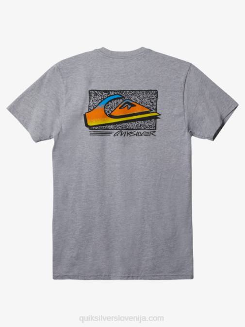 Quiksilver PJ4H1111 moški atletsko resje retro fade majica s kratkimi rokavi