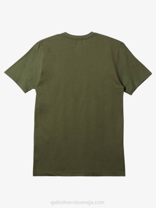 Quiksilver PJ4H112 moški štiriperesna deteljica mw mini majica z logotipom