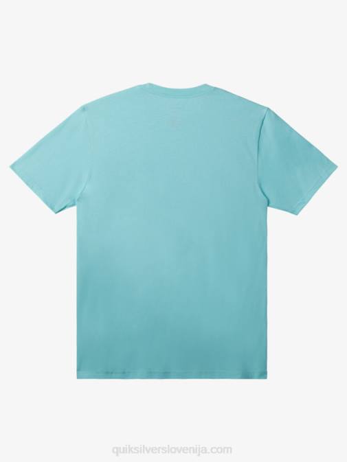 Quiksilver PJ4H113 moški angelsko modra mw mini majica z logotipom