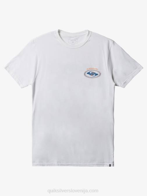 Quiksilver PJ4H1152 moški bela majica iz druge kože