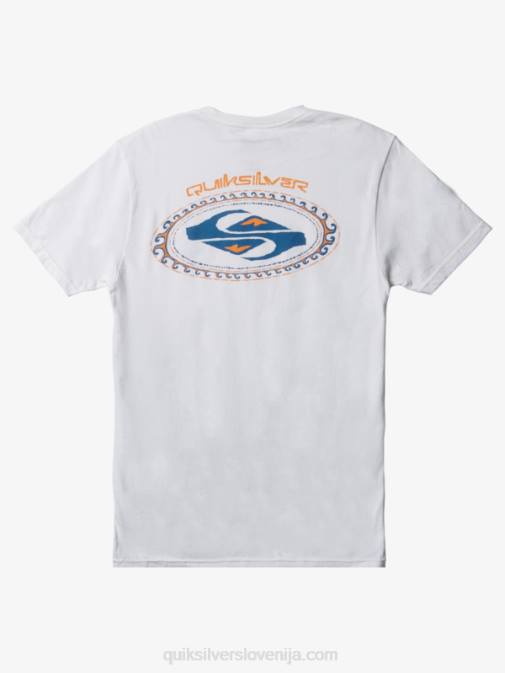 Quiksilver PJ4H1152 moški bela majica iz druge kože