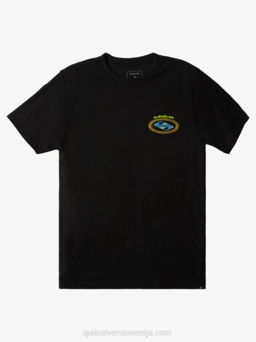 Quiksilver PJ4H1154 moški Črna majica iz druge kože