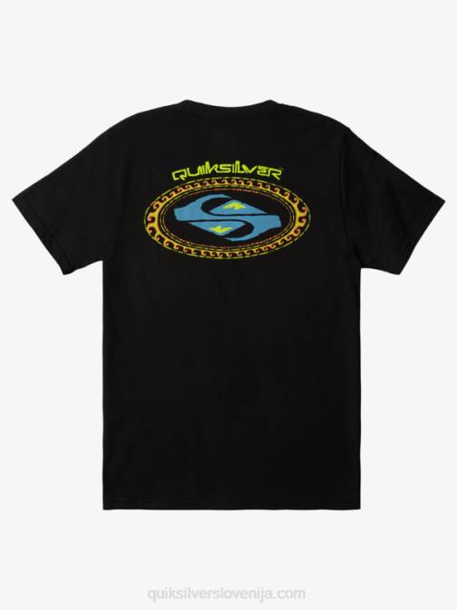 Quiksilver PJ4H1154 moški Črna majica iz druge kože