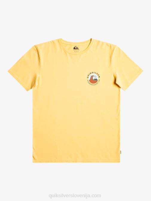 Quiksilver PJ4H1157 moški pšenica majica s žigi z mehurčki qs