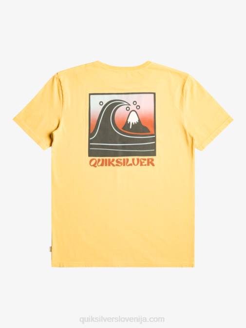 Quiksilver PJ4H1157 moški pšenica majica s žigi z mehurčki qs
