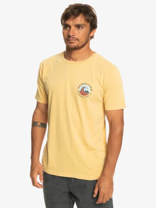 Quiksilver PJ4H1157 moški pšenica majica s žigi z mehurčki qs