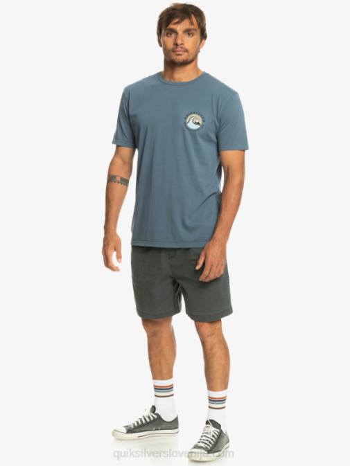 Quiksilver PJ4H1158 moški Beringovo morje majica s žigi z mehurčki qs