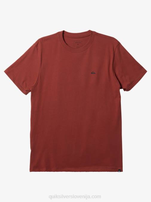 Quiksilver PJ4H115 moški marsala mw mini majica z logotipom