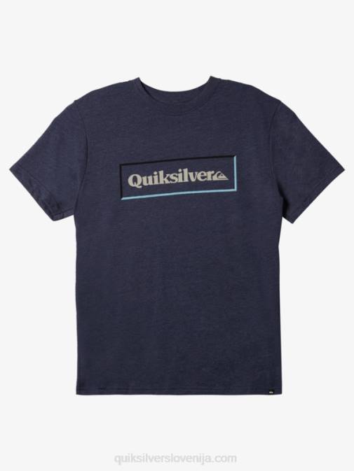 Quiksilver PJ4H1164 moški mornarsko modri blazer heather preprosta modna majica s ključavnico