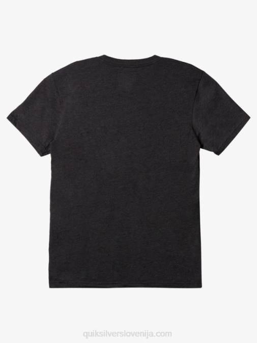 Quiksilver PJ4H1166 moški oglje resje preprosta modna majica s ključavnico