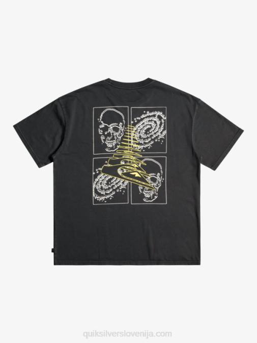 Quiksilver PJ4H1167 moški Črna tam zunaj majica s kratkimi rokavi