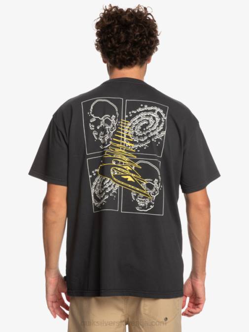 Quiksilver PJ4H1167 moški Črna tam zunaj majica s kratkimi rokavi