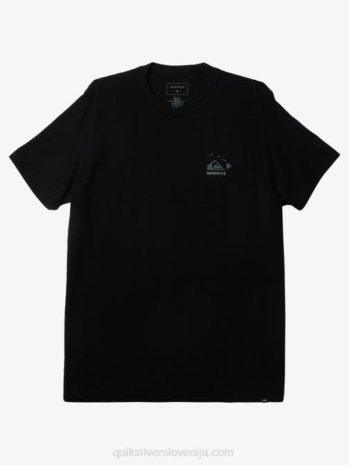 Quiksilver PJ4H116 moški Črna hawaii survivor majica s kratkimi rokavi
