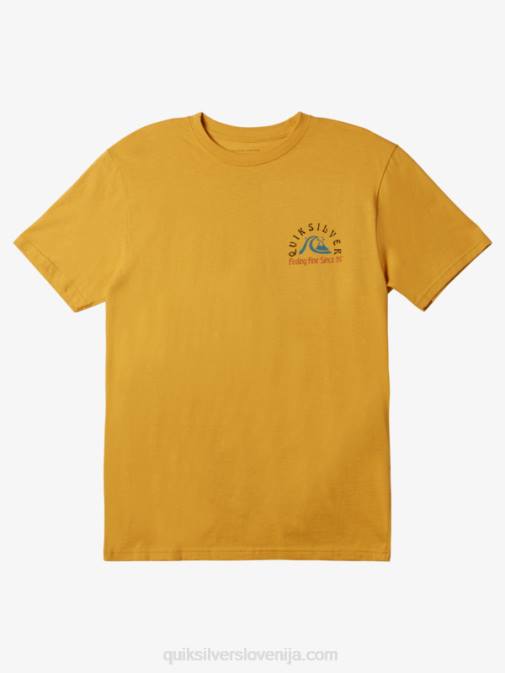 Quiksilver PJ4H1171 moški svetlo zlato originalna majica s sodom
