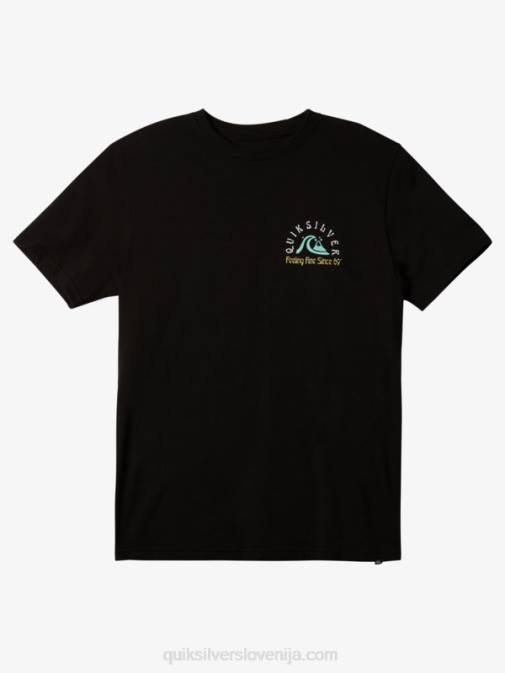 Quiksilver PJ4H1172 moški Črna originalna majica s sodom
