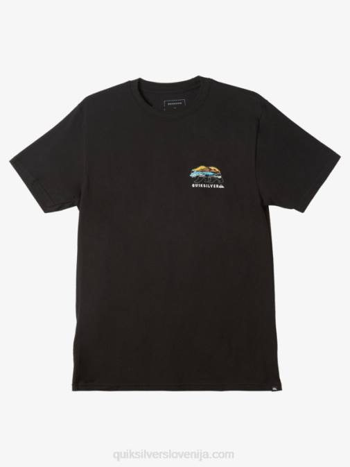 Quiksilver PJ4H1184 moški Črna majica s kratkimi rokavi california sunshine
