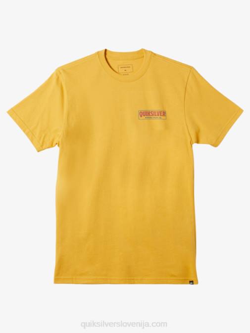 Quiksilver PJ4H1193 moški svetlo zlato majica za čas odmora