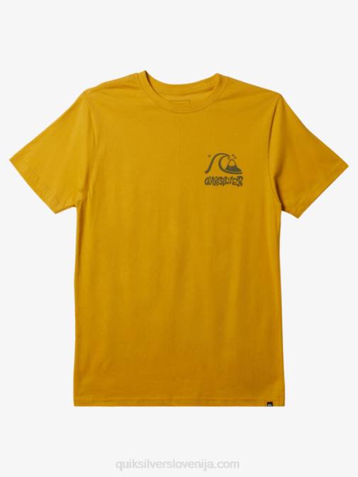 Quiksilver PJ4H119 moški rumenjak rumen majica escape route
