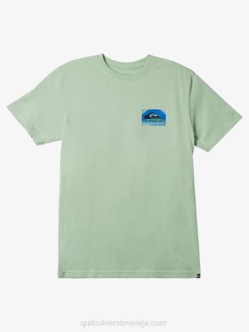 Quiksilver PJ4H1203 moški smrekov kamen barvna majica s kratkimi rokavi